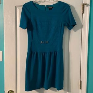 White House Black Market Teal Dress Size 8/M